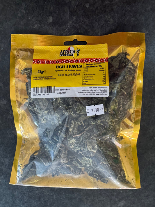 Africa’s Finest Ugu Leaves 25g