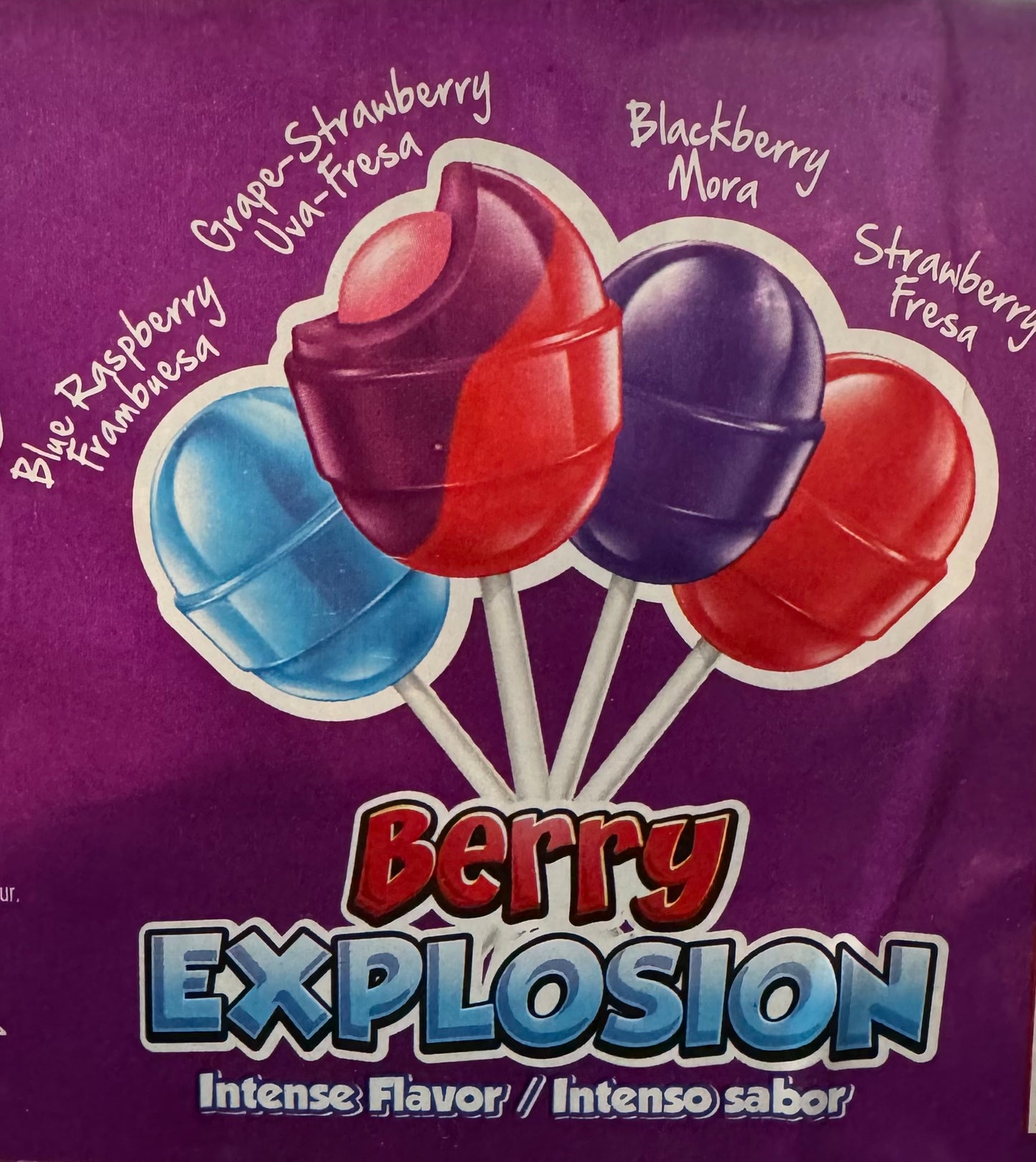 Bon Bon Bum Berry Explosion Lollipop