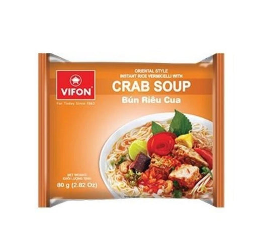 Vifon Oriental Style Instant Rice Vermicelli with Crab Soup Bun Rieu Cua An Lien 80g