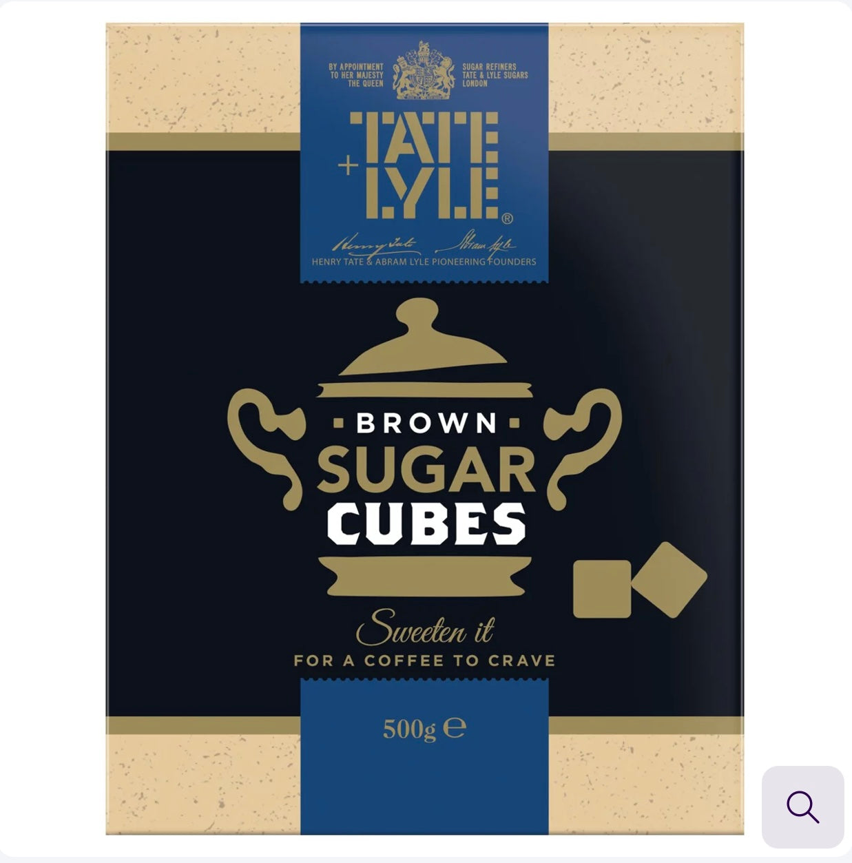 Tate & Lyle Demerara Brown Sugar Cubes 500g