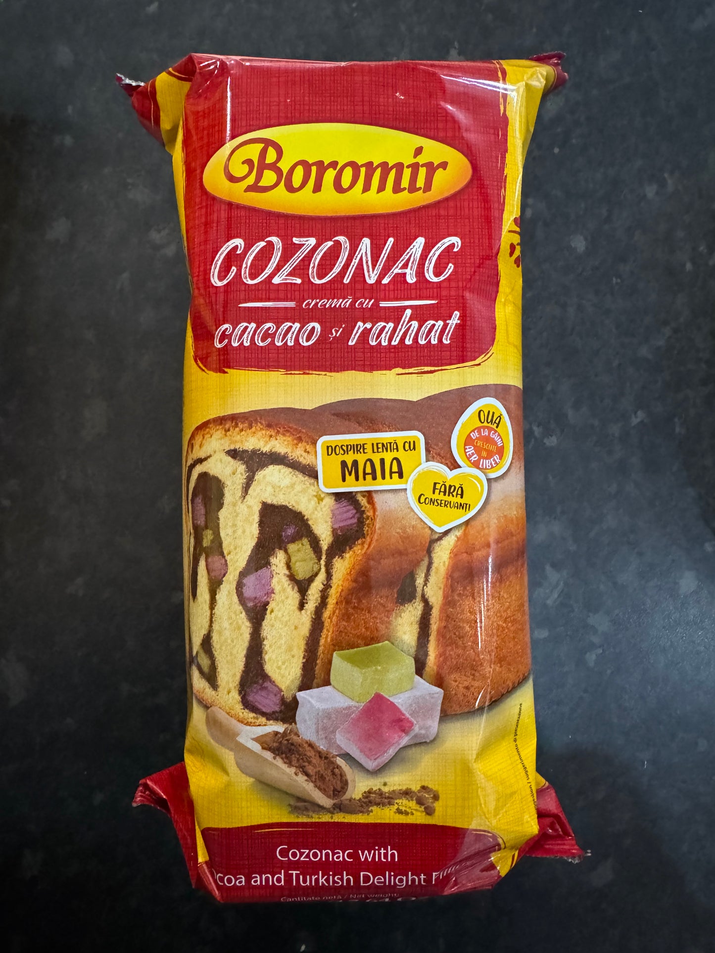 Boromir Cozonac with Cocoa and Turkish Delight 500g