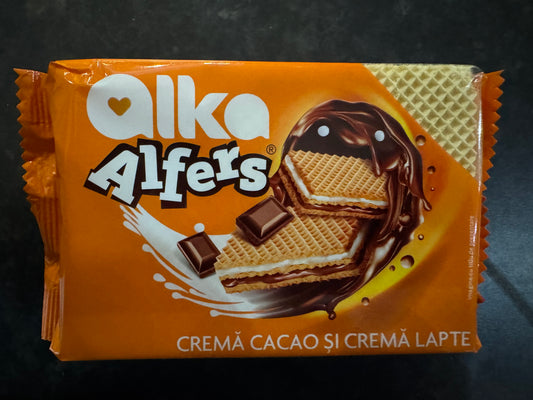 Alka Alfers Milk & Chocolate Wafers 170g