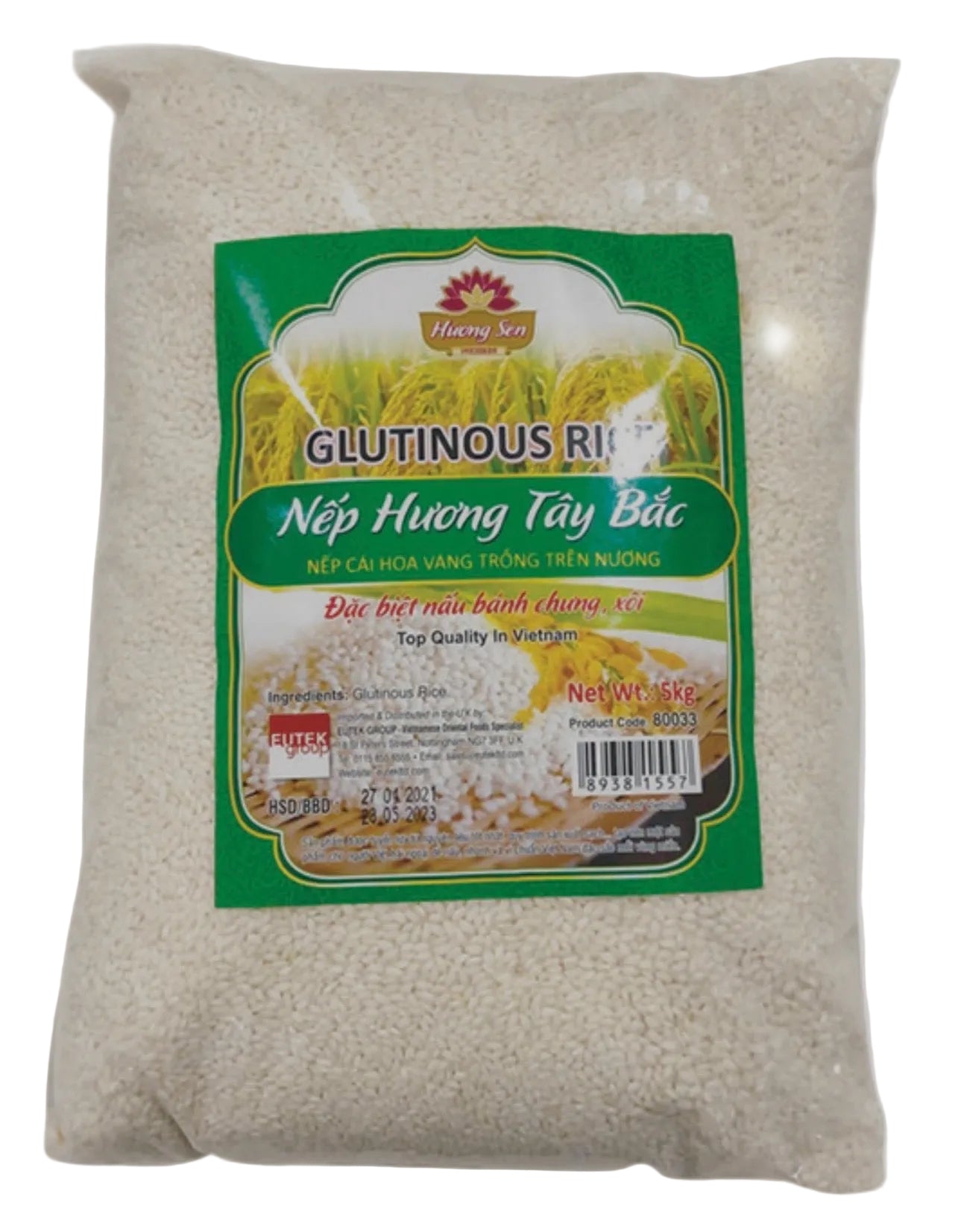 Huong Sen Glutinous Rice Nep Cai Hoa Vang Nep Huong Tay Bac 5kg