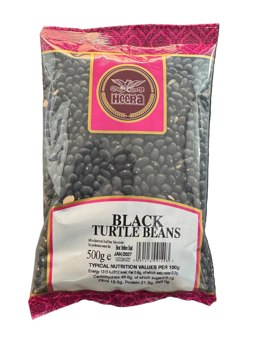 Heera Black Turtle Beans 500g