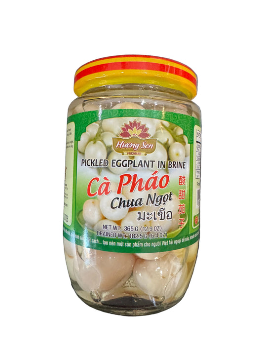 Huong Sen Pickled Eggplant in Vinegar Ca Phao Chua Ngot 365g