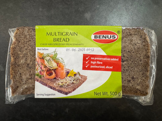 Benus Mestemacher Multigrain Wholemeal Bread 500g