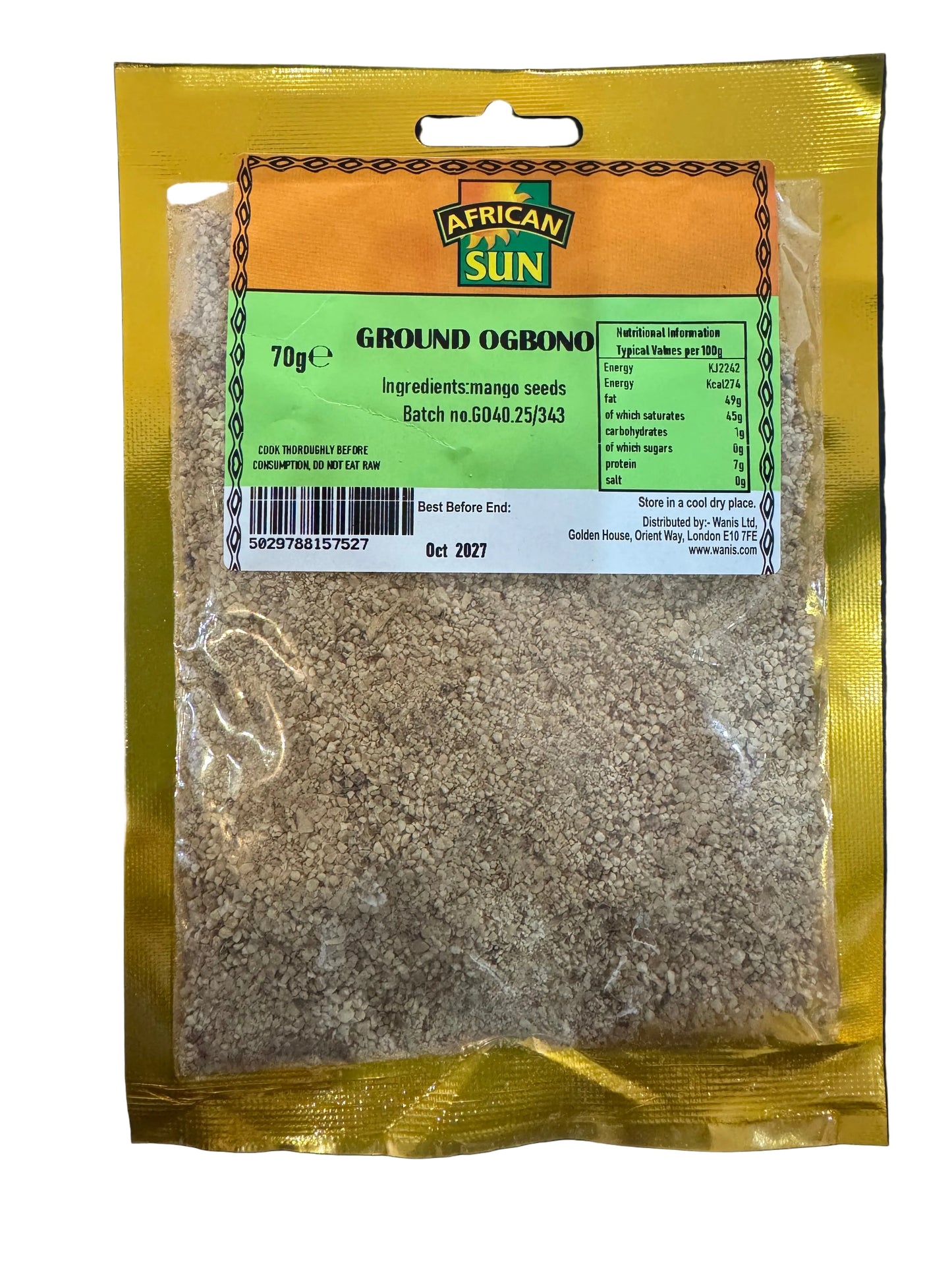 African Sun Ground Ogbono 70g