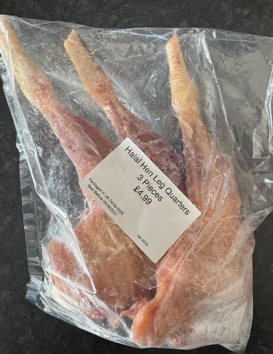 Hen Leg Quarters (Hard Chicken/3 Pieces)
