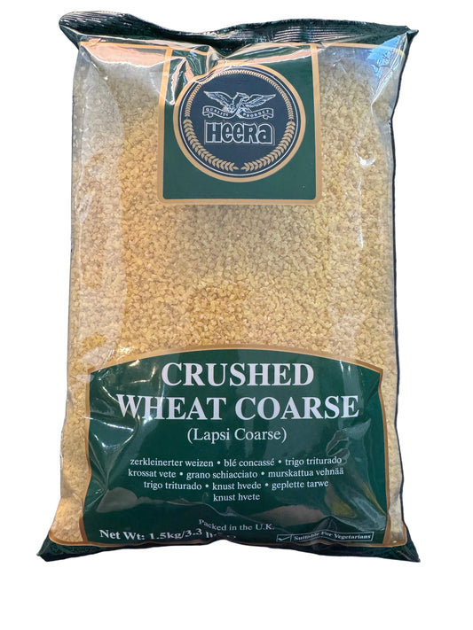 Heera Crushed Wheat Coarse/Lapsi Coarse/ Bulgur Wheat Coarse 1.5kg