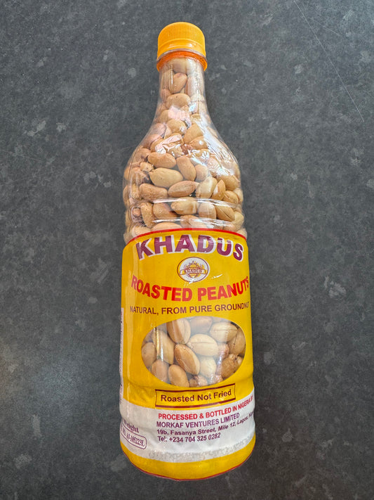 Khadus Roasted Peanuts 500g Bottle