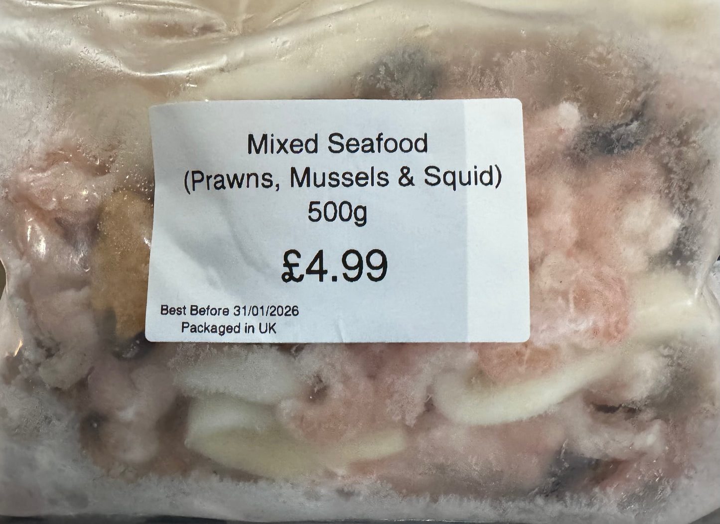 Mixed Seafood 500g