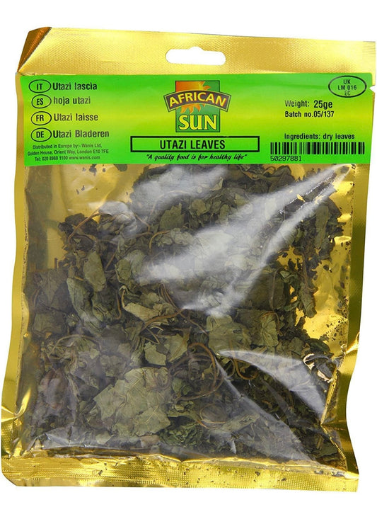 African Sun Utazi Leaf 25g