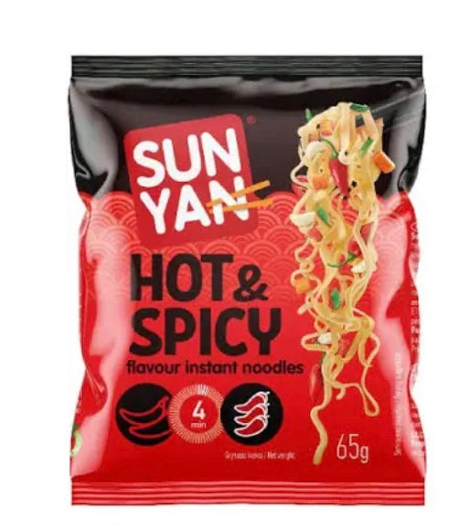 Sun Yan Hot & Spicy Noodle Pack 65g