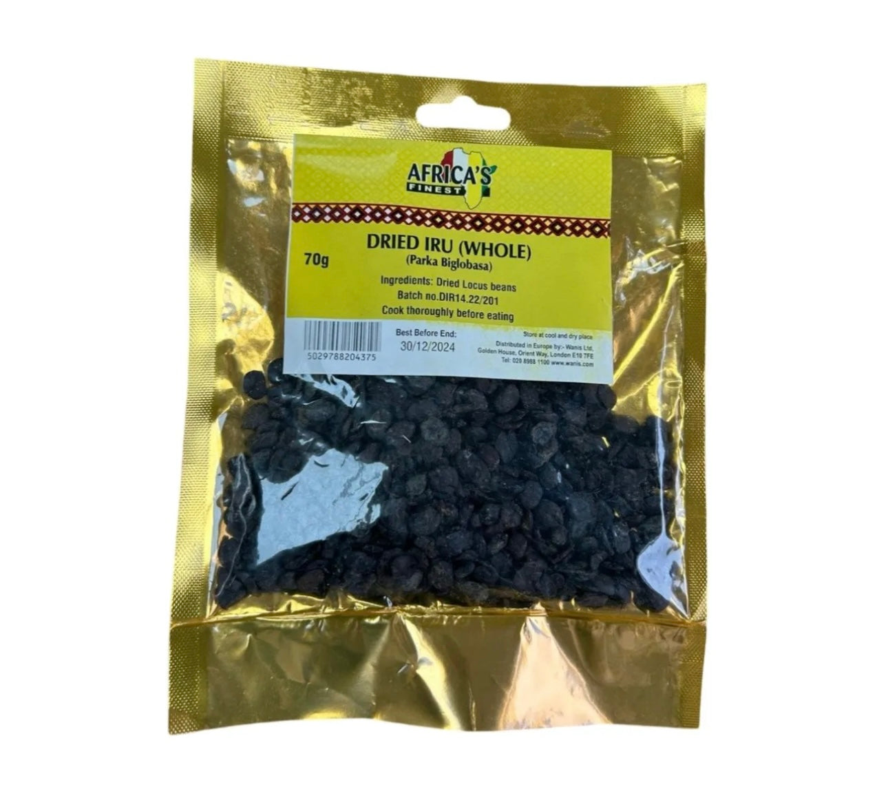 Africa’s Finest Dried Whole Iru/Locust Beans 70g