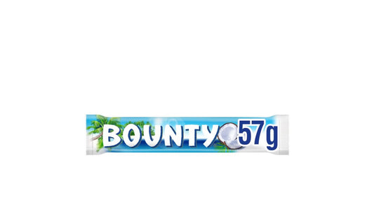 Bounty Coconut & Milk Chocolate Snack Bar  Duo 57g