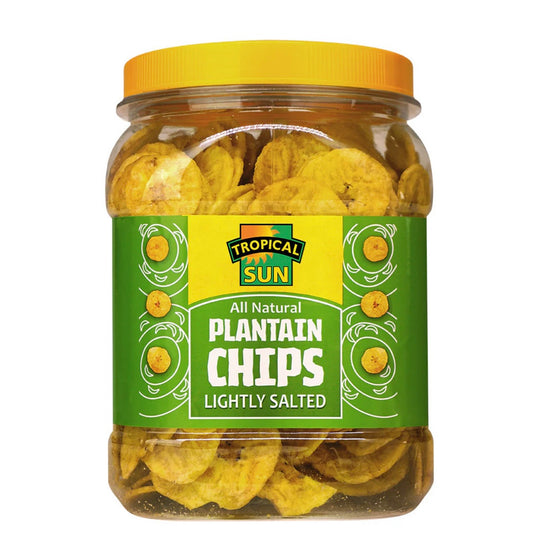 Tropical Sun Lightly Salted Plantain Chips 450g