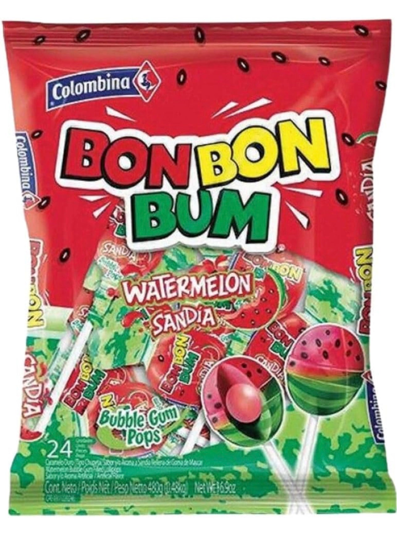 Bon Bon Bum Watermelon Lollipop