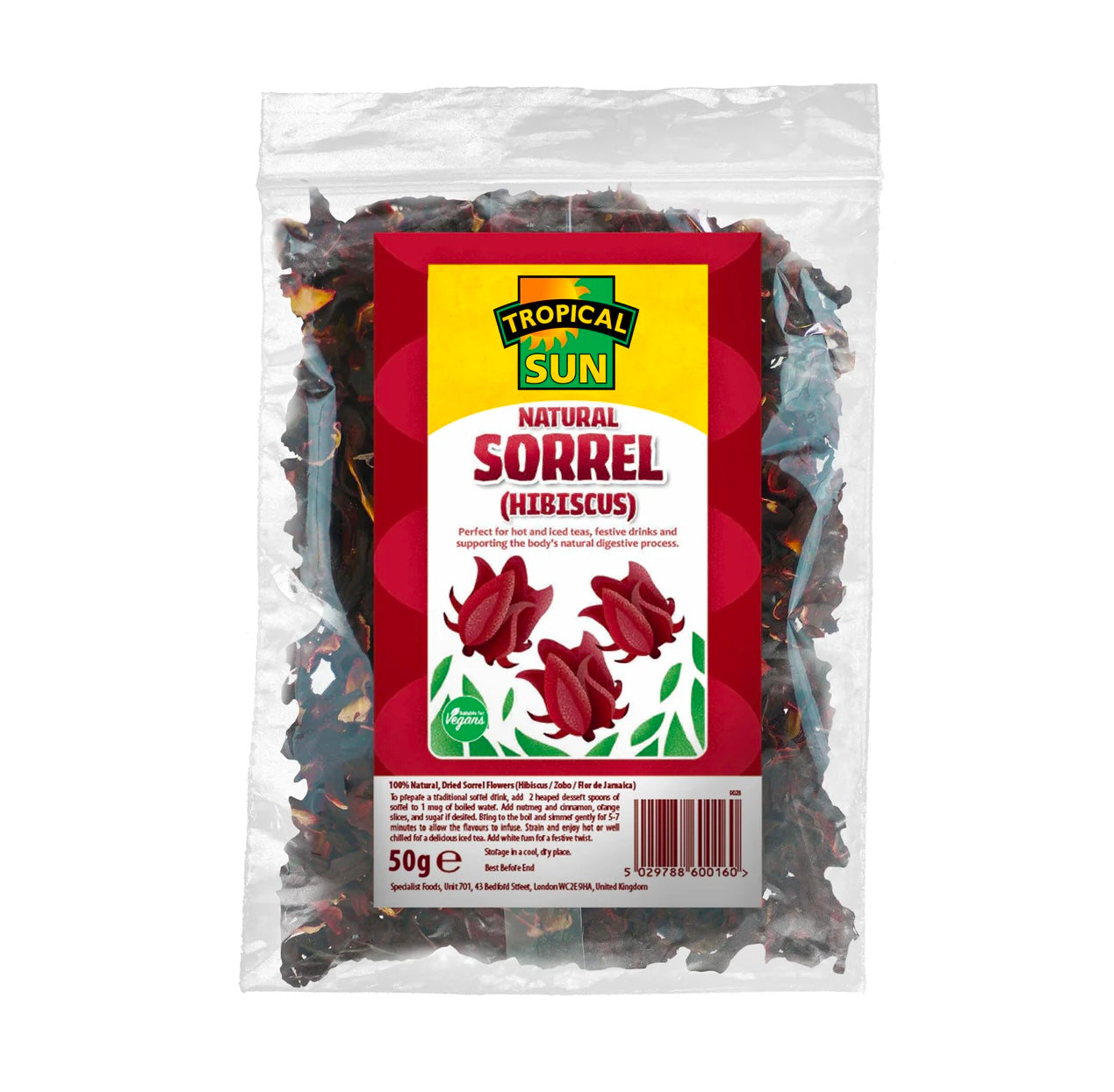 Tropical Sun Sorrel Jumbo Size 250g