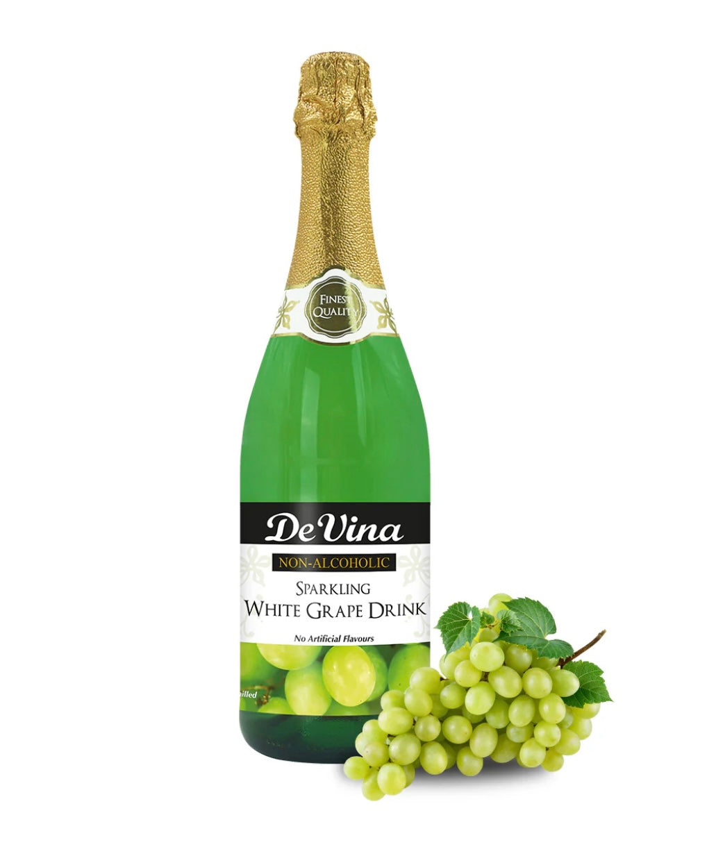 DeVina Sparkling Non Alcoholic White Grape Wine 750ml