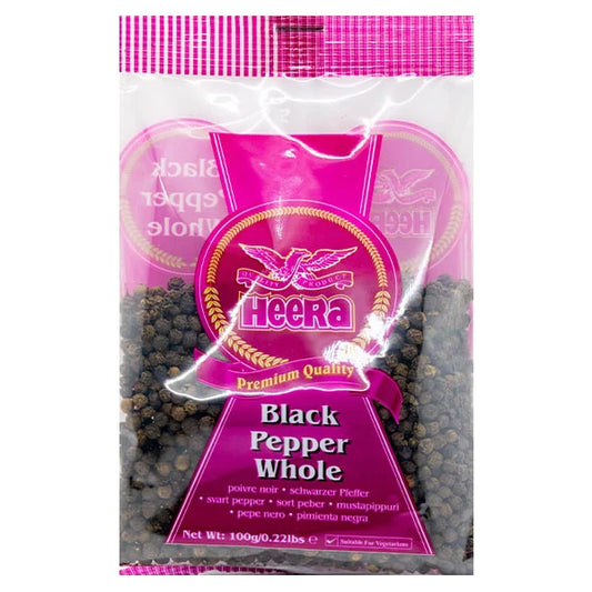 Heera Black Pepper Whole 100g