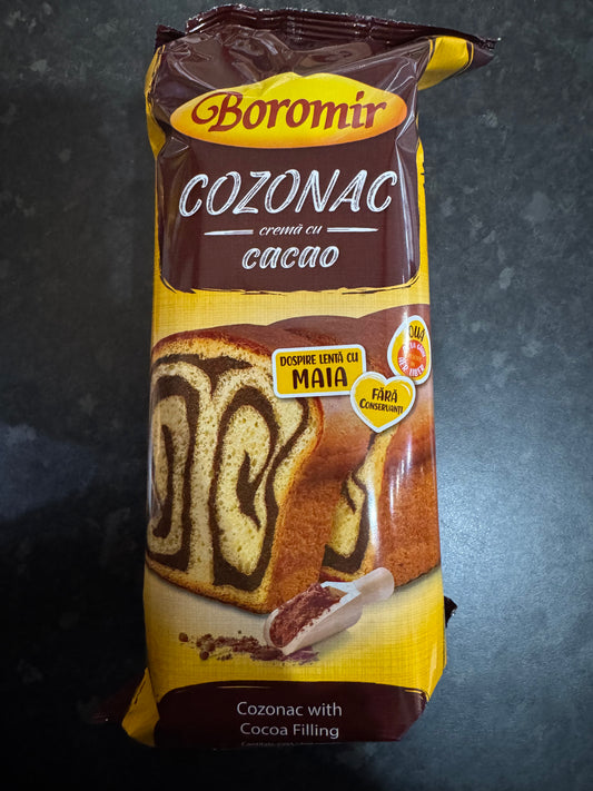 Boromir Cozonac with Cocoa Filling 500g