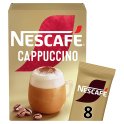 Nescafe Cappuccino Instant Coffee 8 x 15.5g Sachets