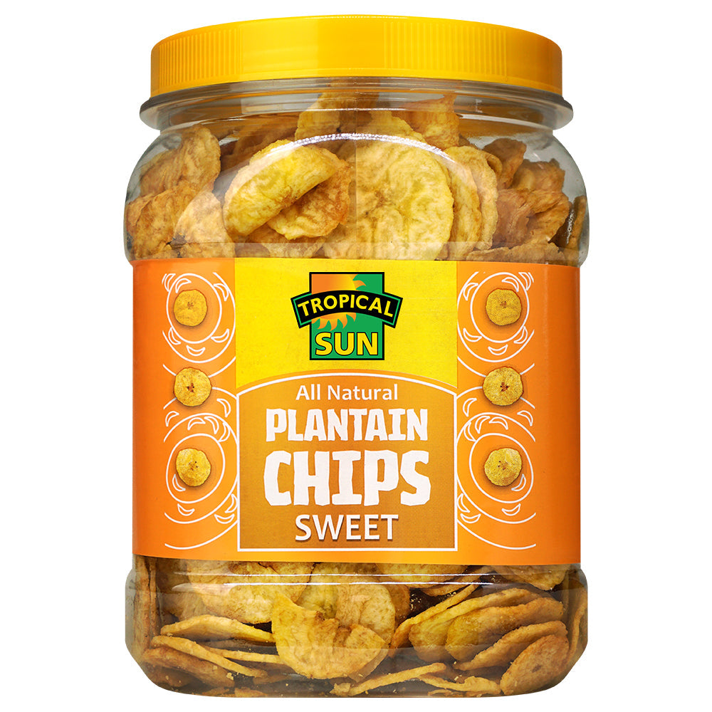 Tropical Sun Sweet Plantain Chips 450g