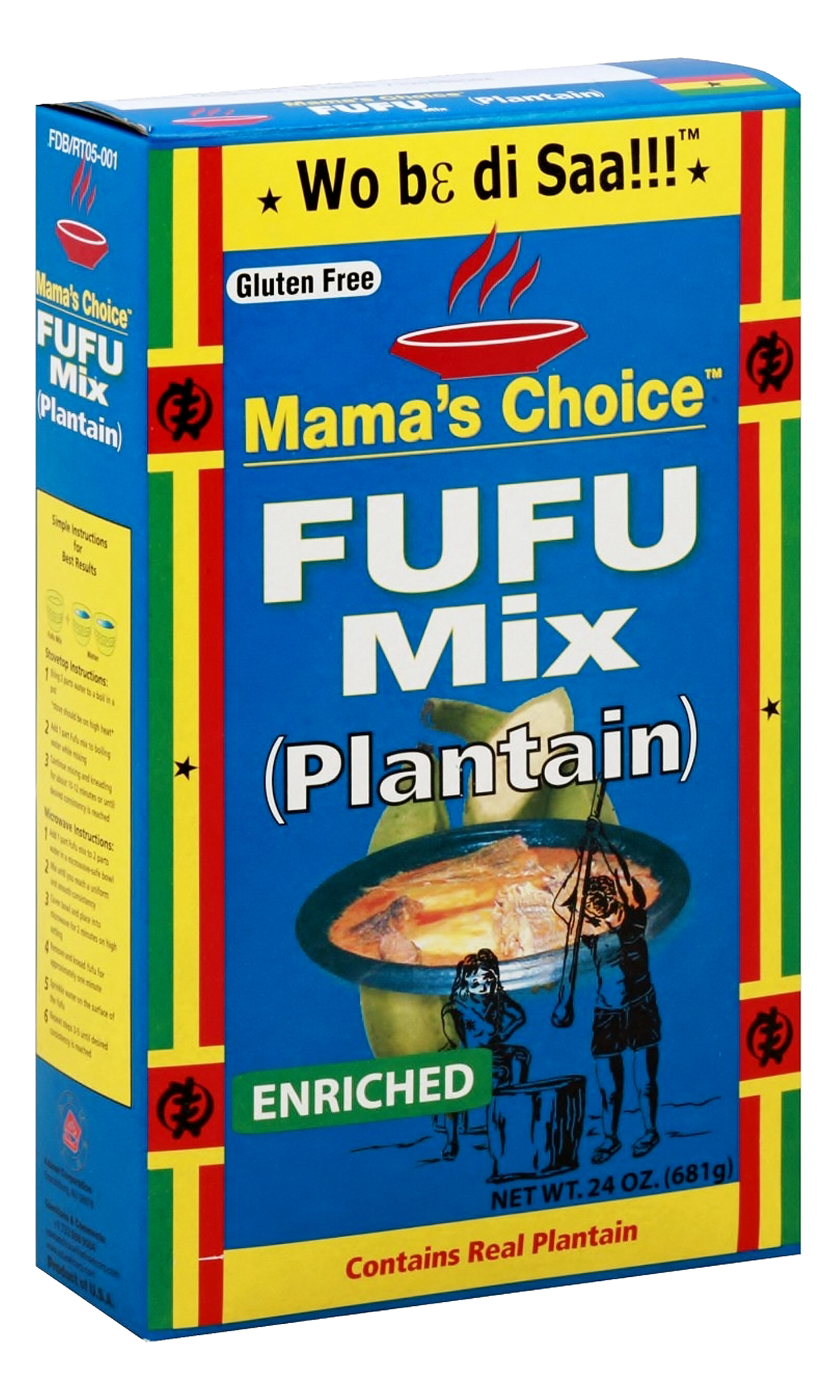 Mama's Kitchen Plantain Fufu 680g